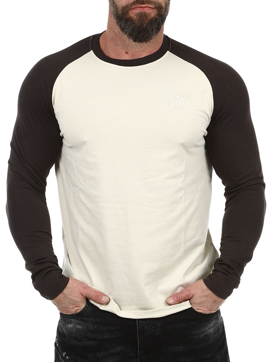 27976 Muscle Fit SikSilk Longsleeve - Beige Brown_2.jpg
