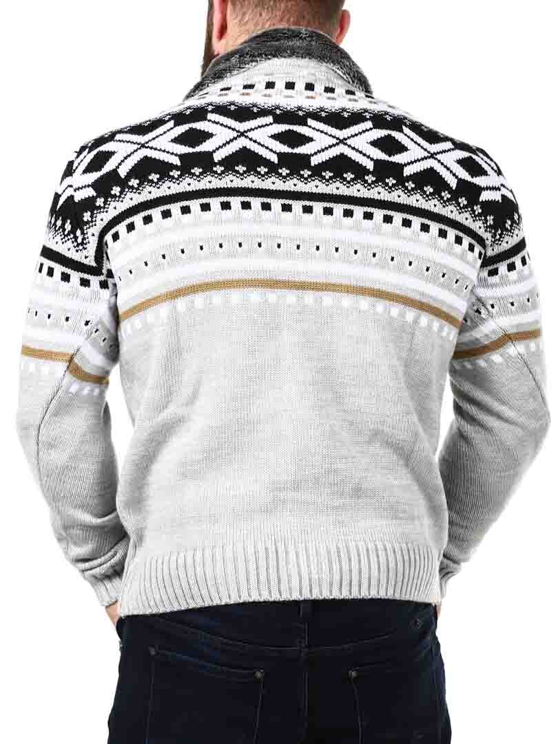 Nick Grizzly Cardigan - Grå