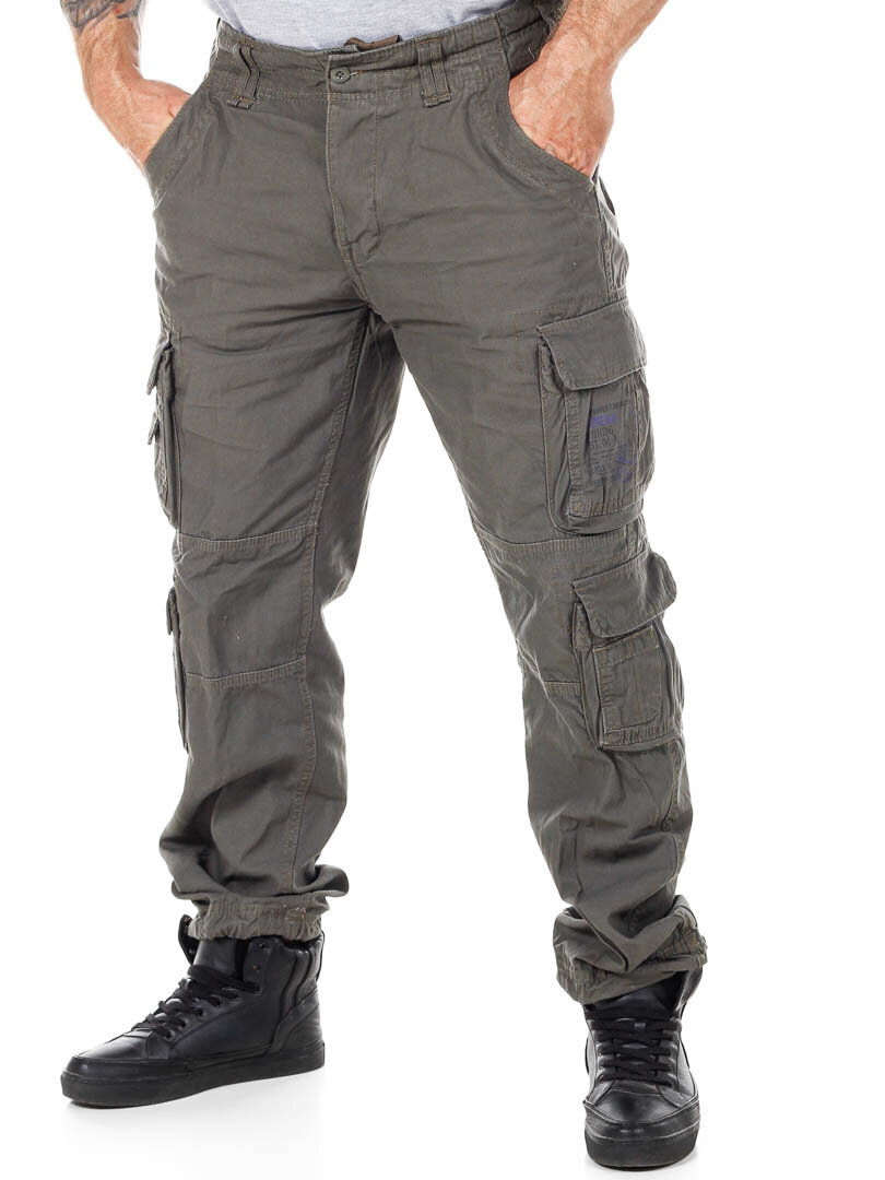 Brandit Pure Slim Fit Byxor - Grön