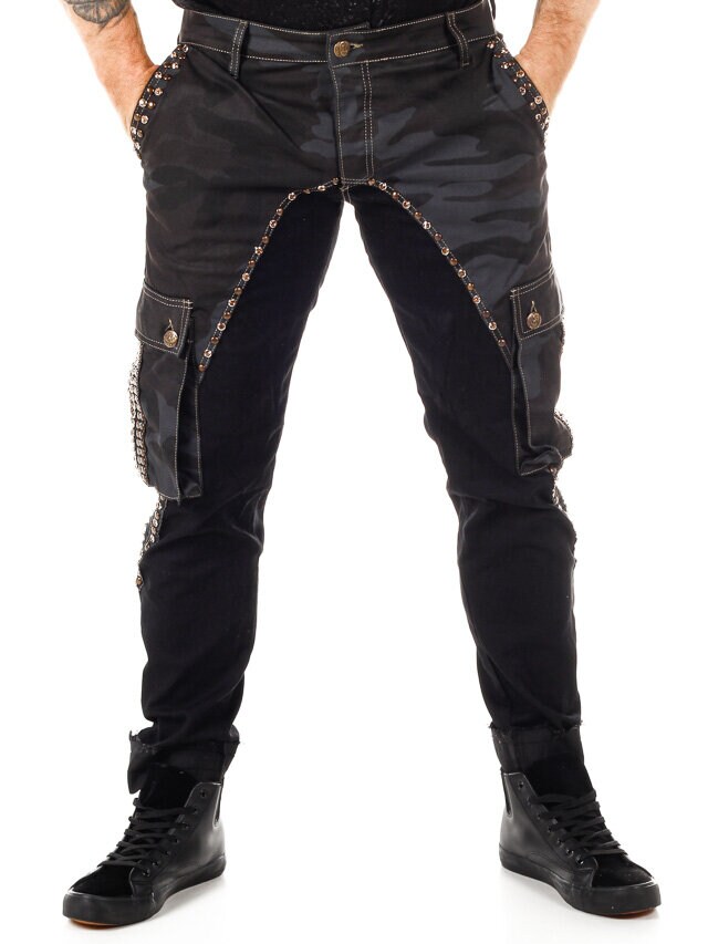 Marshal Kingz Jeans - Svart/Camo