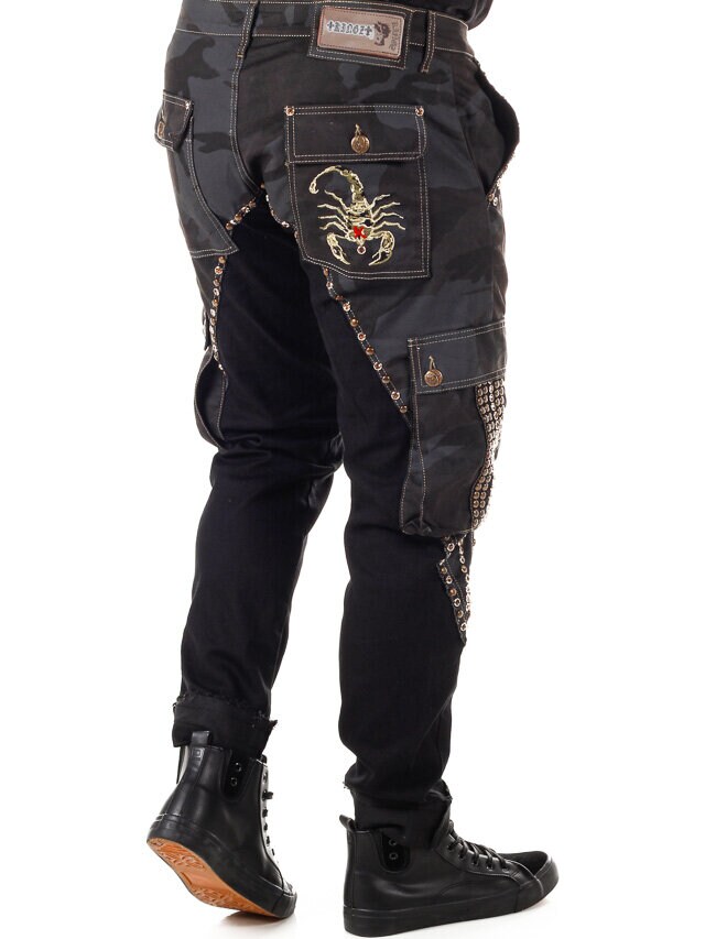 Marshal Kingz Jeans - Svart/Camo
