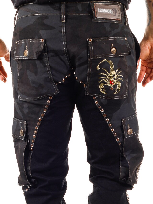 Marshal Kingz Jeans - Svart/Camo