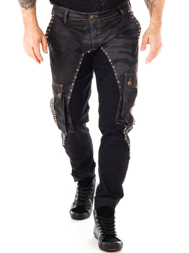 Marshal Kingz Jeans - Svart/Camo