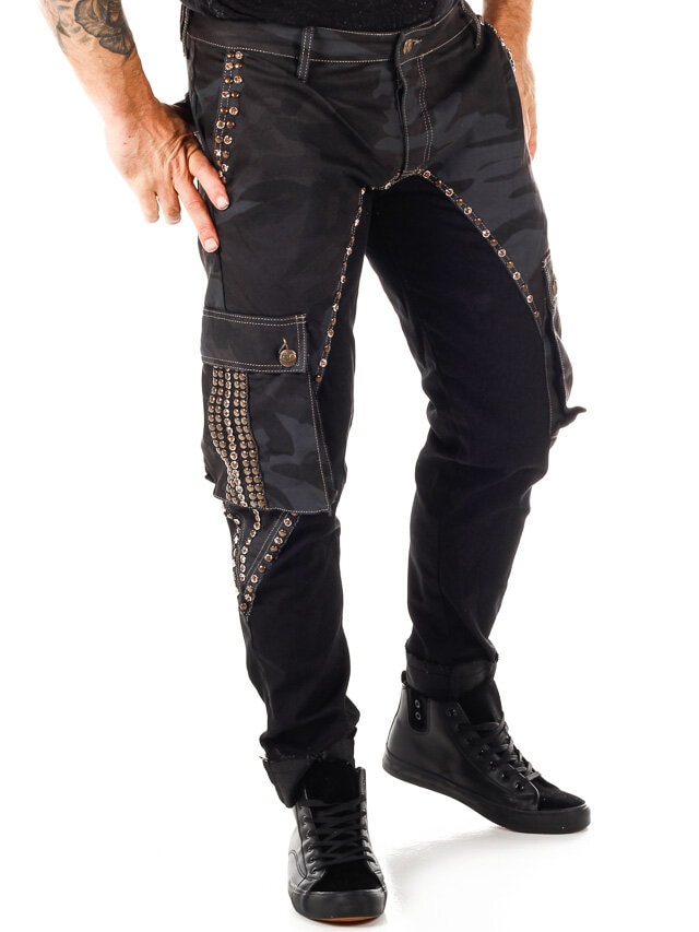 Marshal Kingz Jeans - Svart/Camo