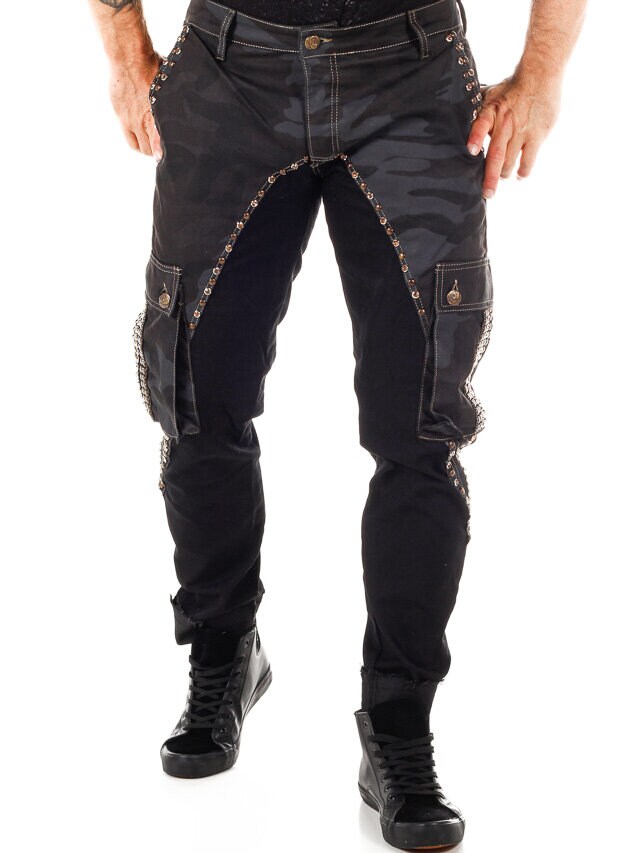 Marshal Kingz Jeans - Svart/Camo