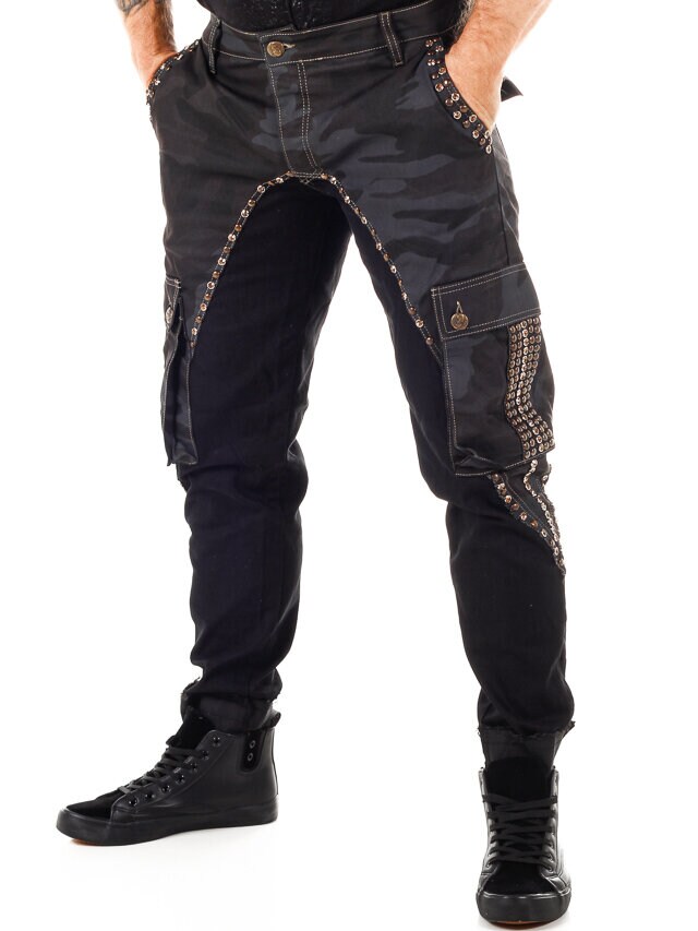 Marshal Kingz Jeans - Svart/Camo