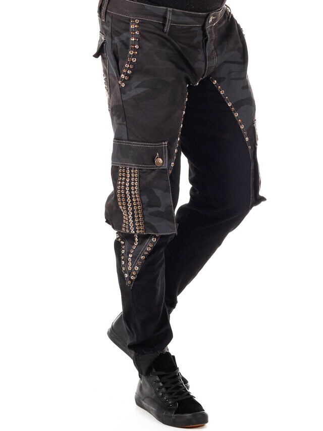 Marshal Kingz Jeans - Svart/Camo