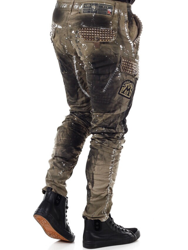 Beastmode Kingz Jeans - Khaki/Svart
