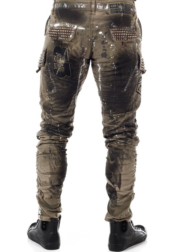Beastmode Kingz Jeans - Khaki/Svart