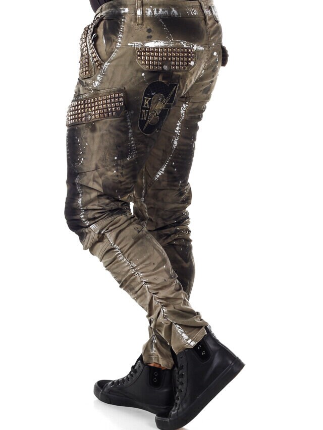 Beastmode Kingz Jeans - Khaki/Svart