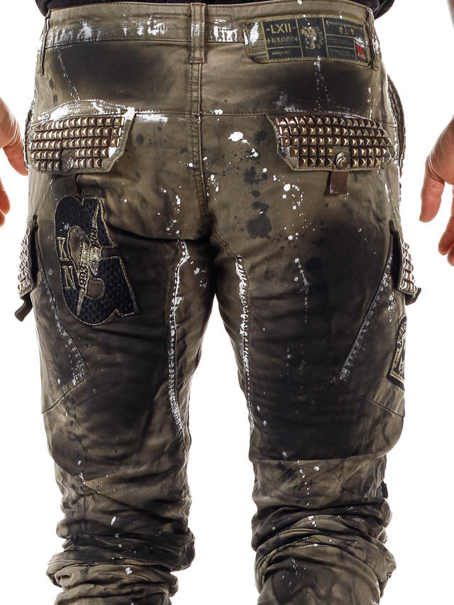 Beastmode Kingz Jeans - Khaki/Svart