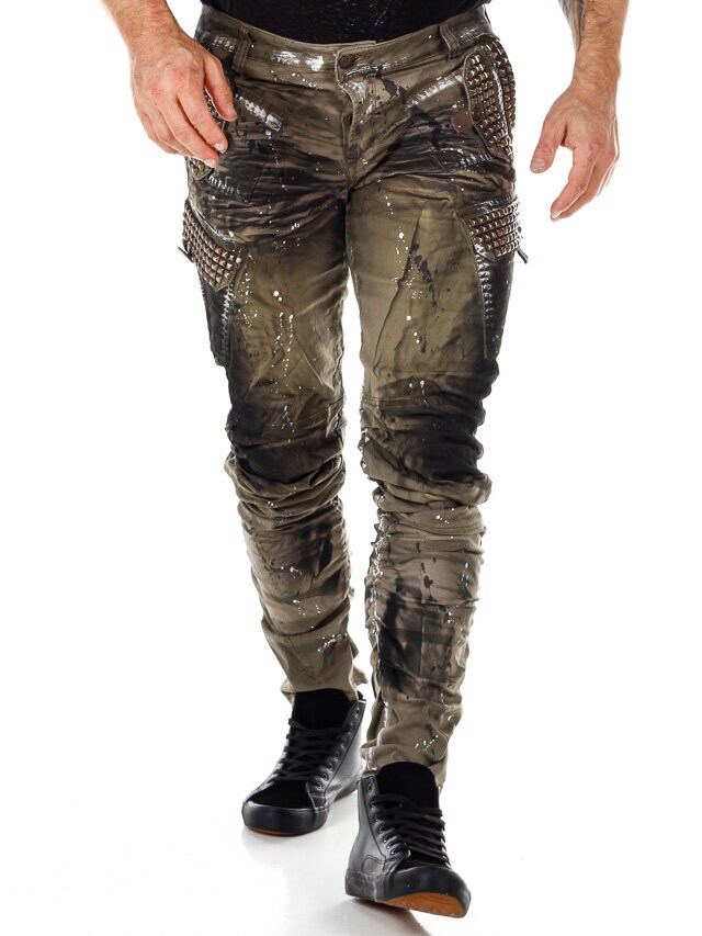 Beastmode Kingz Jeans - Khaki/Svart