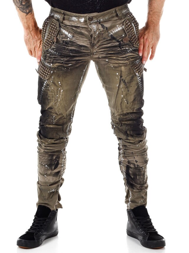 Beastmode Kingz Jeans - Khaki/Svart