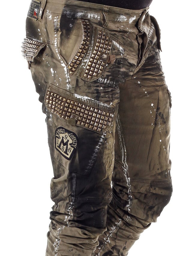 Beastmode Kingz Jeans - Khaki/Svart