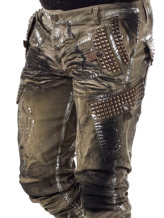 Beastmode Kingz Jeans - Khaki/Svart