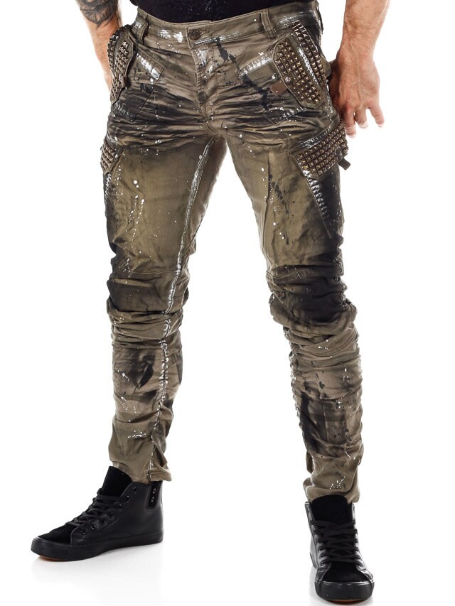 Beastmode Kingz Jeans - Khaki/Svart