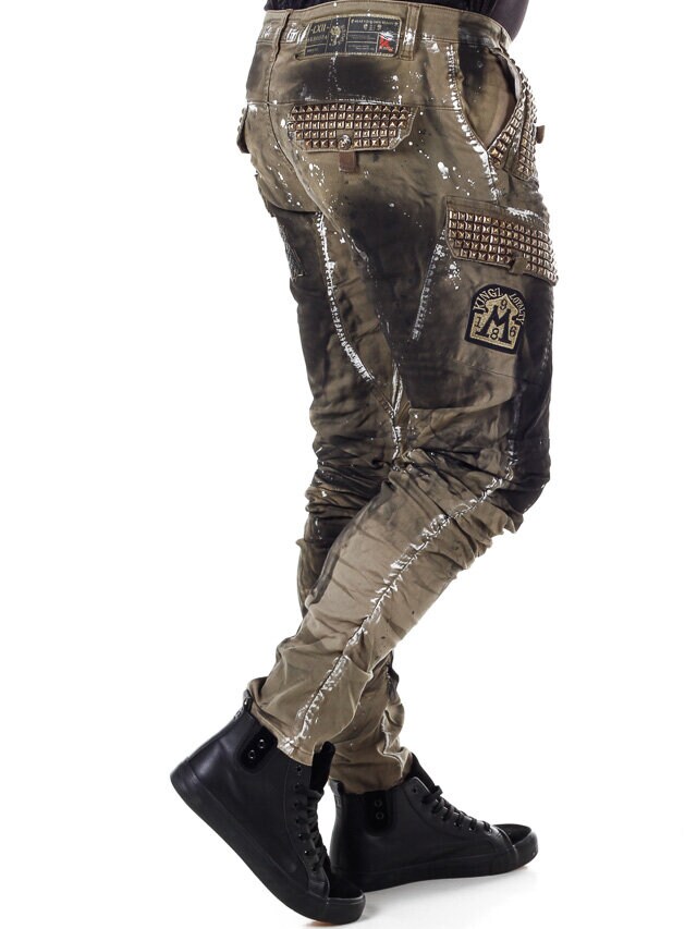 Beastmode Kingz Jeans - Khaki/Svart