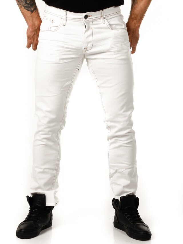 Keenan Blend Jeans - Vit
