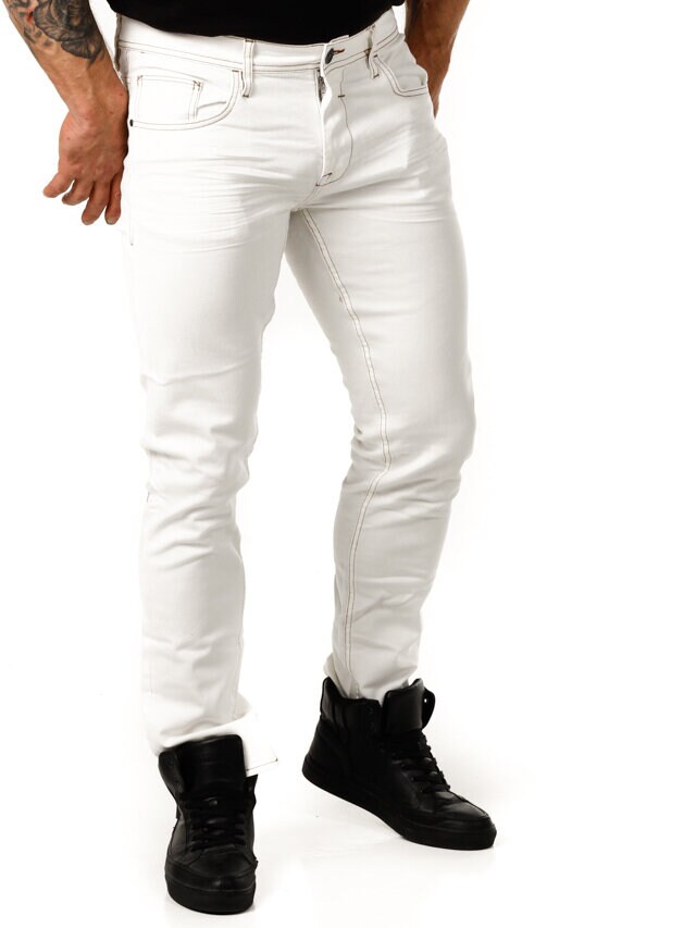 Keenan Blend Jeans - Vit