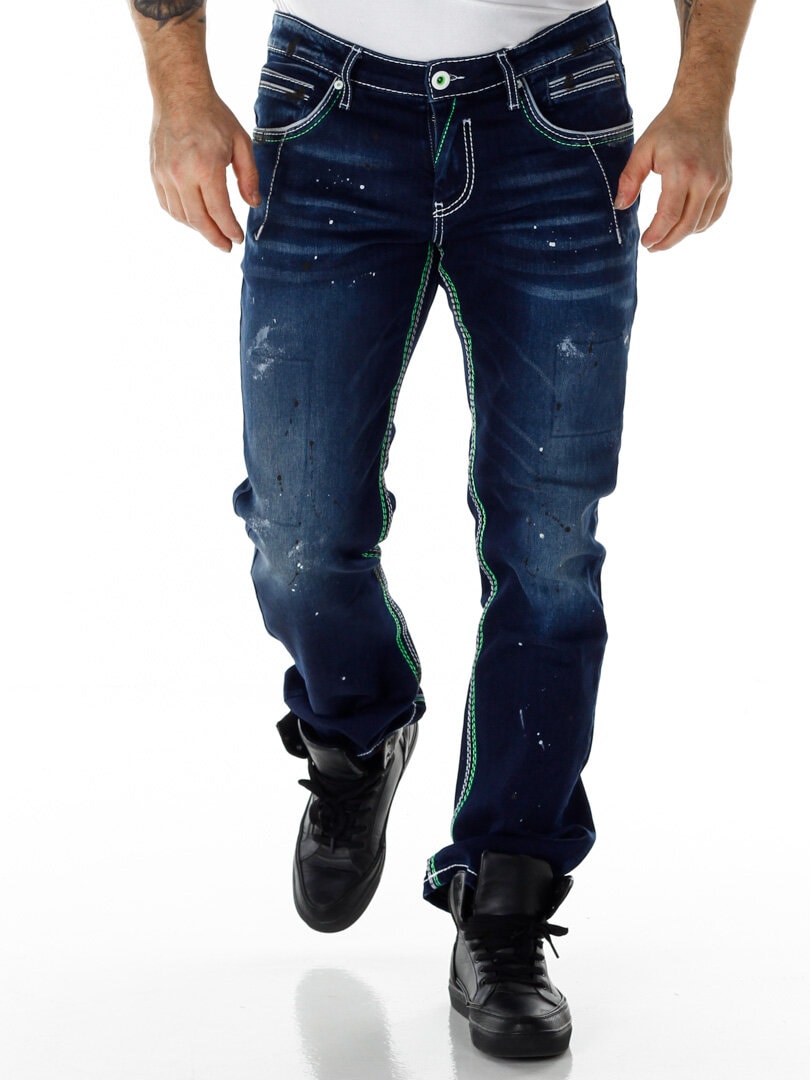 Southpole Men's Comfortable Fashion Skinny Stretch Denim Pants with Various Designs 