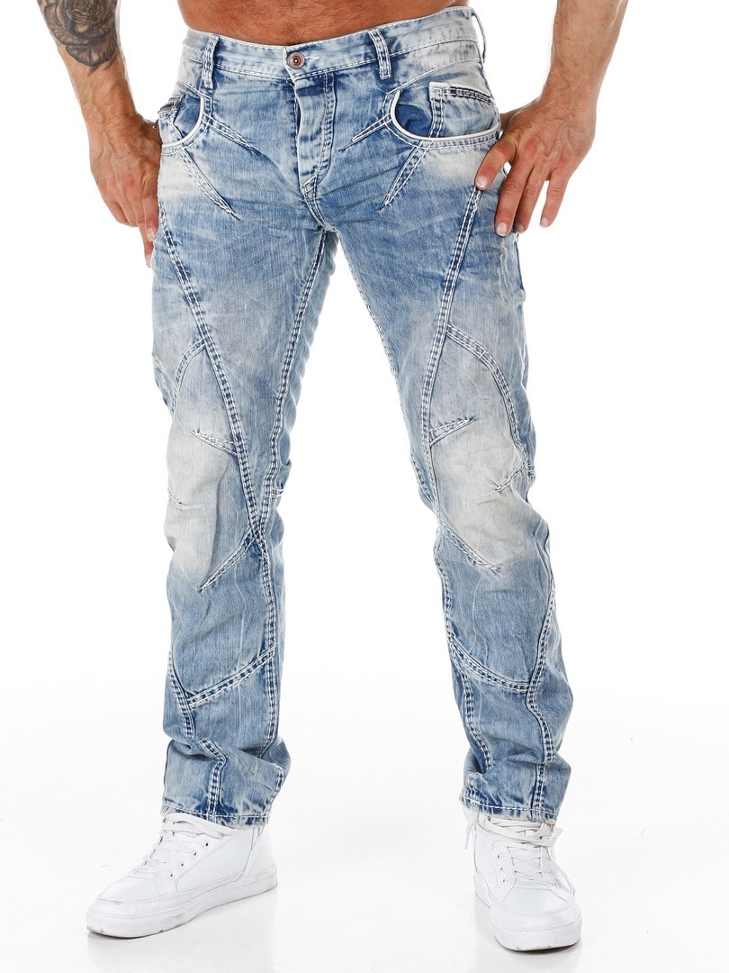 Ergon Cipo & Baxx Jeans - Ljusblå