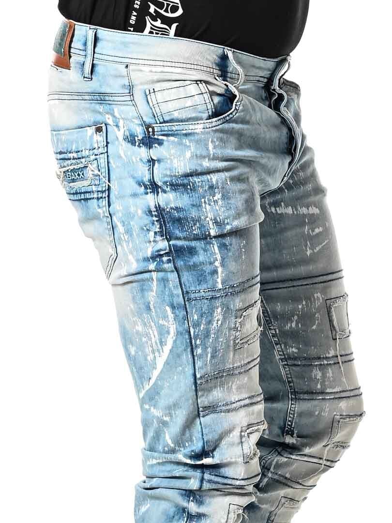 Destroyed Cipo & Baxx Jeans - Ljusblå
