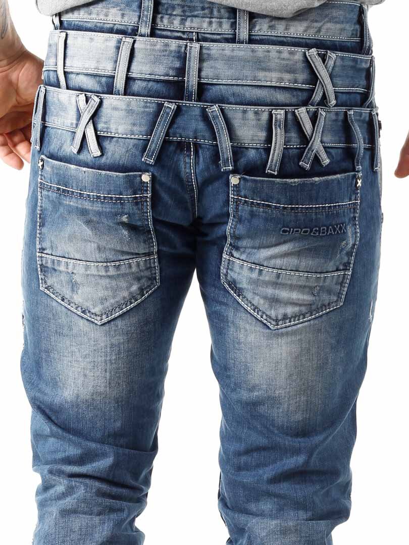 Unix Cipo & Baxx Jeans - Blå