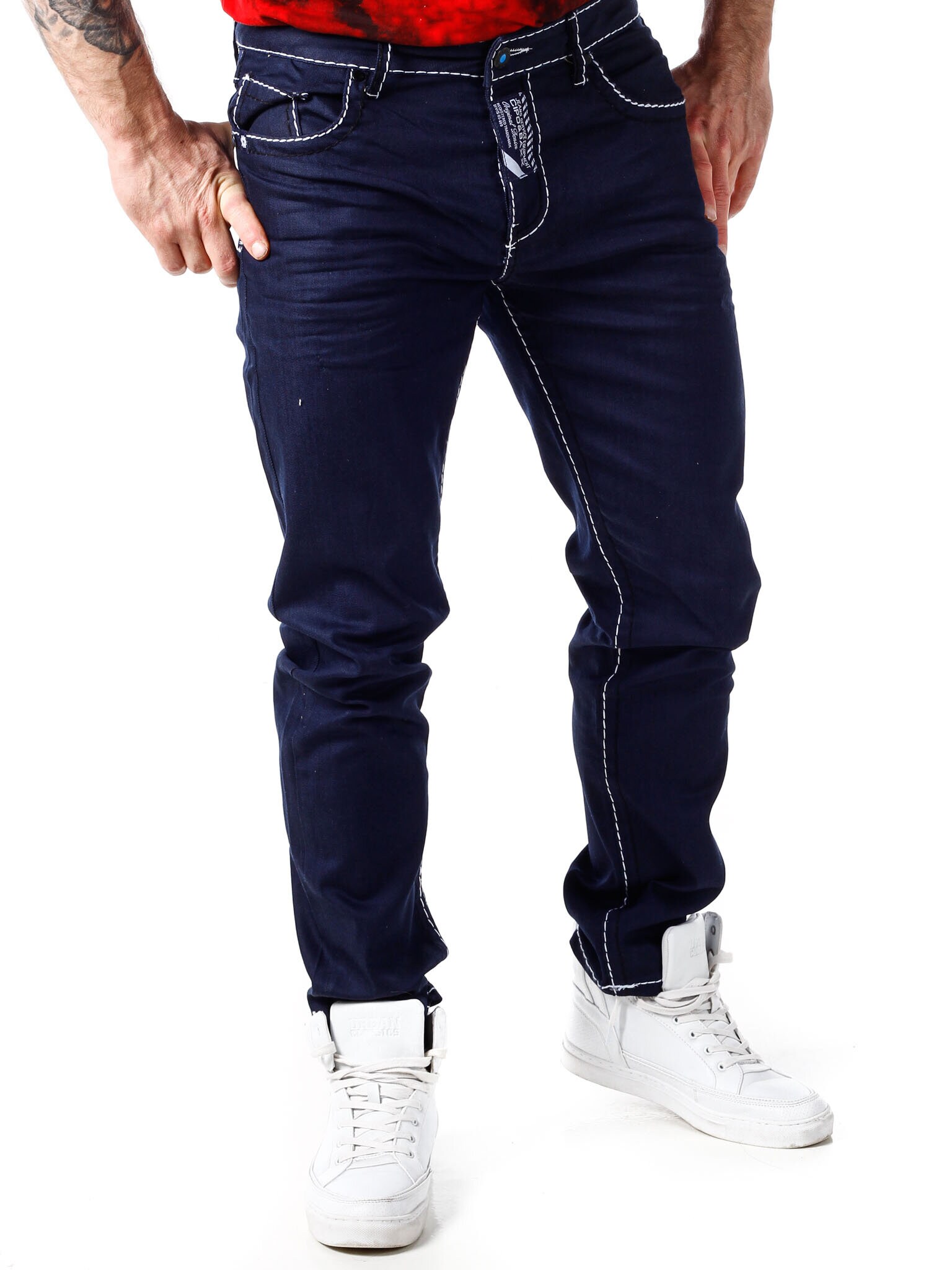 Chester Cipo & Baxx Jeans - Mörkblå