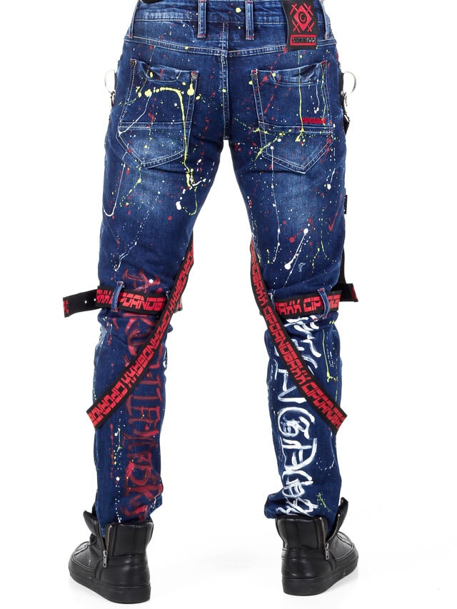 Neron Cipo & Baxx Jeans - Mörkblå
