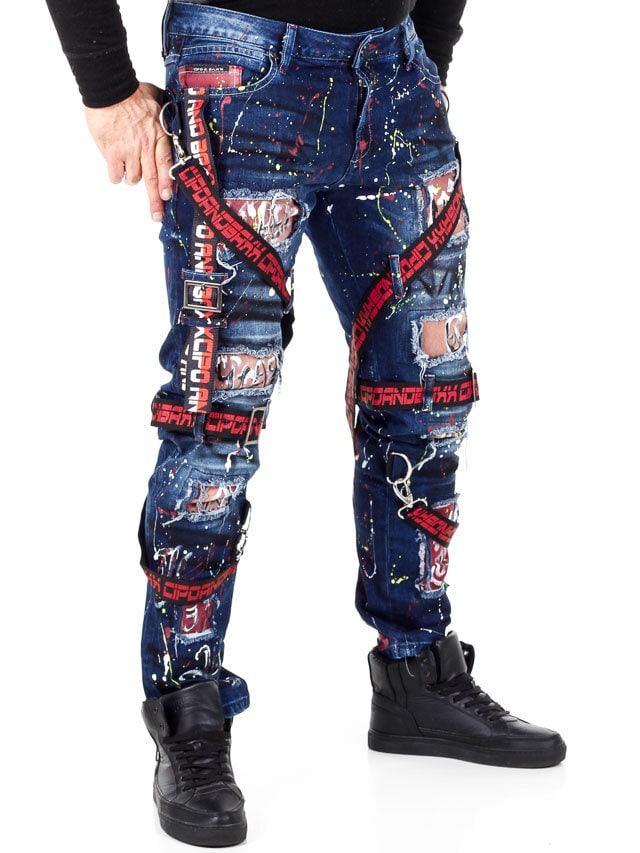 Neron Cipo & Baxx Jeans - Mörkblå