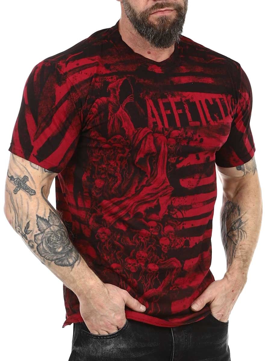 Affliction High And Mighty T-shirt A29076 red_2.jpg