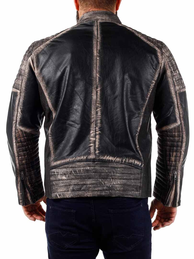 RD Marcone Skinnjacka - Dirty Brown