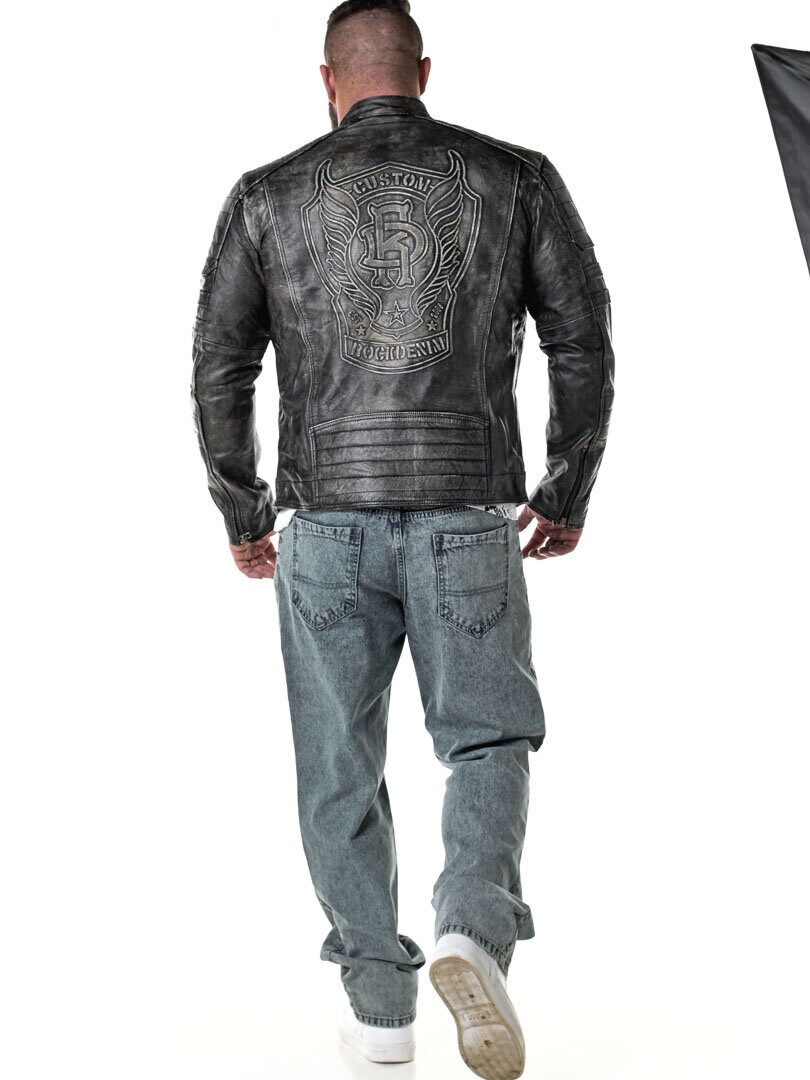 A&D Verna Skinnjacka - Dirty Black