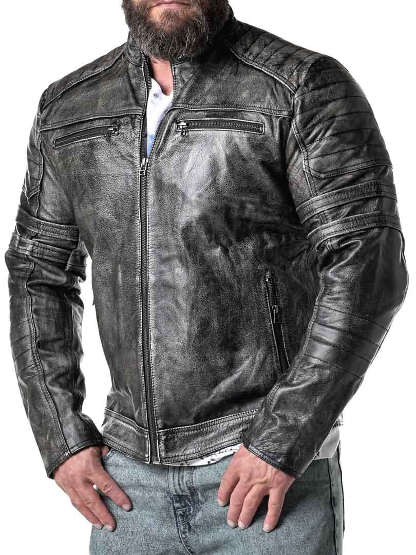 A&D Verna Skinnjacka - Dirty Black