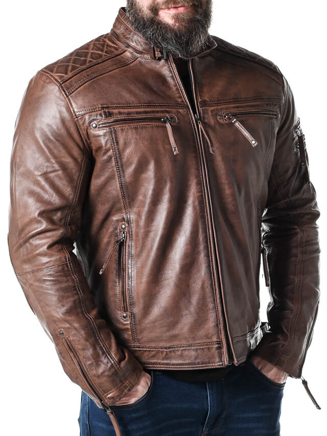 RD Thunder Skinnjacka - Dirty Brown