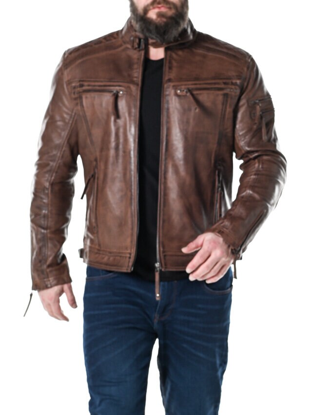 RD Thunder Skinnjacka - Dirty Brown