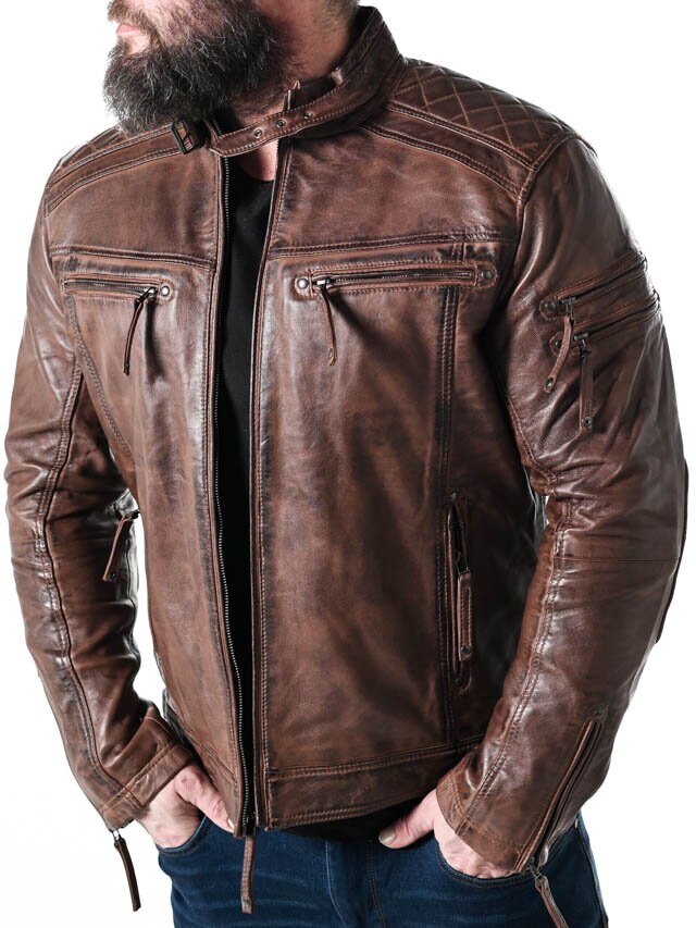 RD Thunder Skinnjacka - Dirty Brown