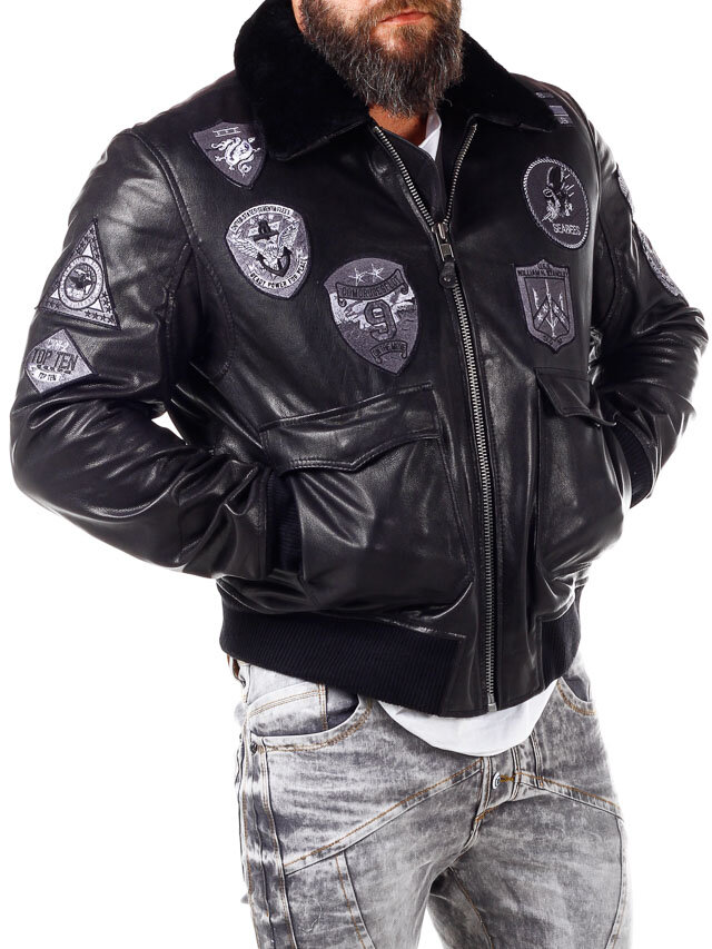 RD Maverick Pilot Skinnjacka - Svart