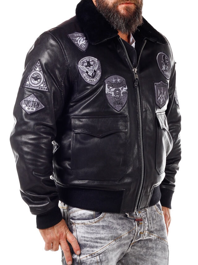 RD Maverick Pilot Skinnjacka - Svart