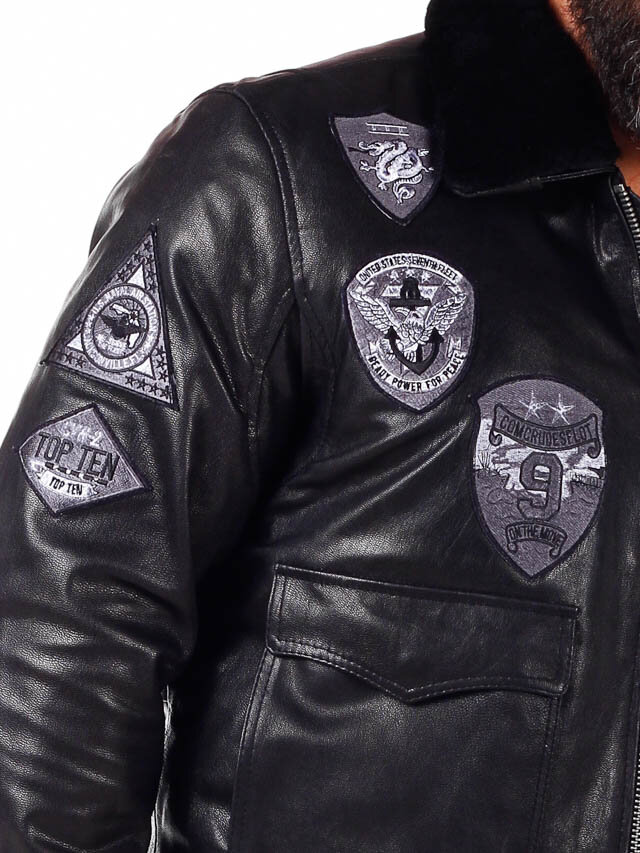 RD Maverick Pilot Skinnjacka - Svart