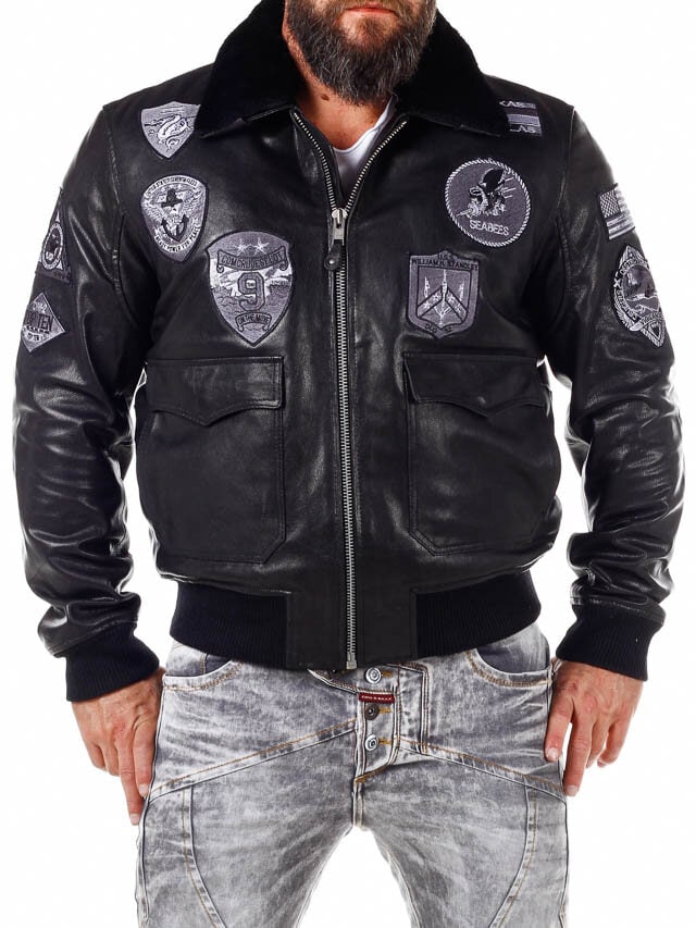 RD Maverick Pilot Skinnjacka - Svart