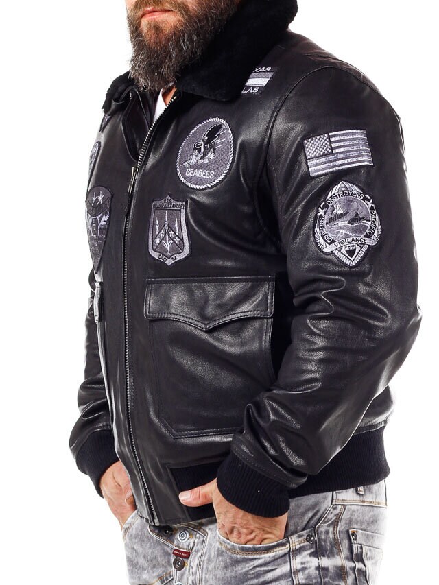 RD Maverick Pilot Skinnjacka - Svart