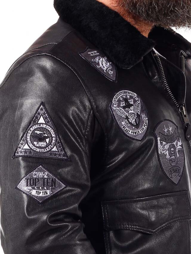 RD Maverick Pilot Skinnjacka - Svart
