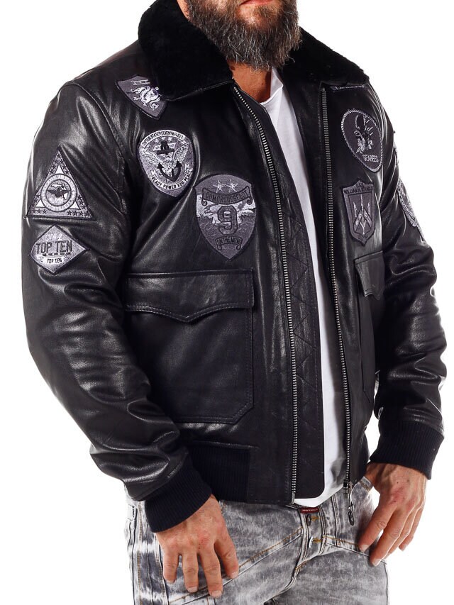 RD Maverick Pilot Skinnjacka - Svart