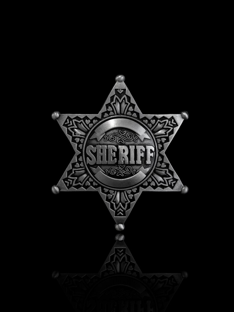 Sheriff Bältesspänne - Silver