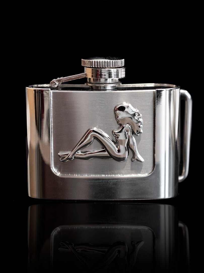 Hip Flask Lady Bältesspänne - Silver
