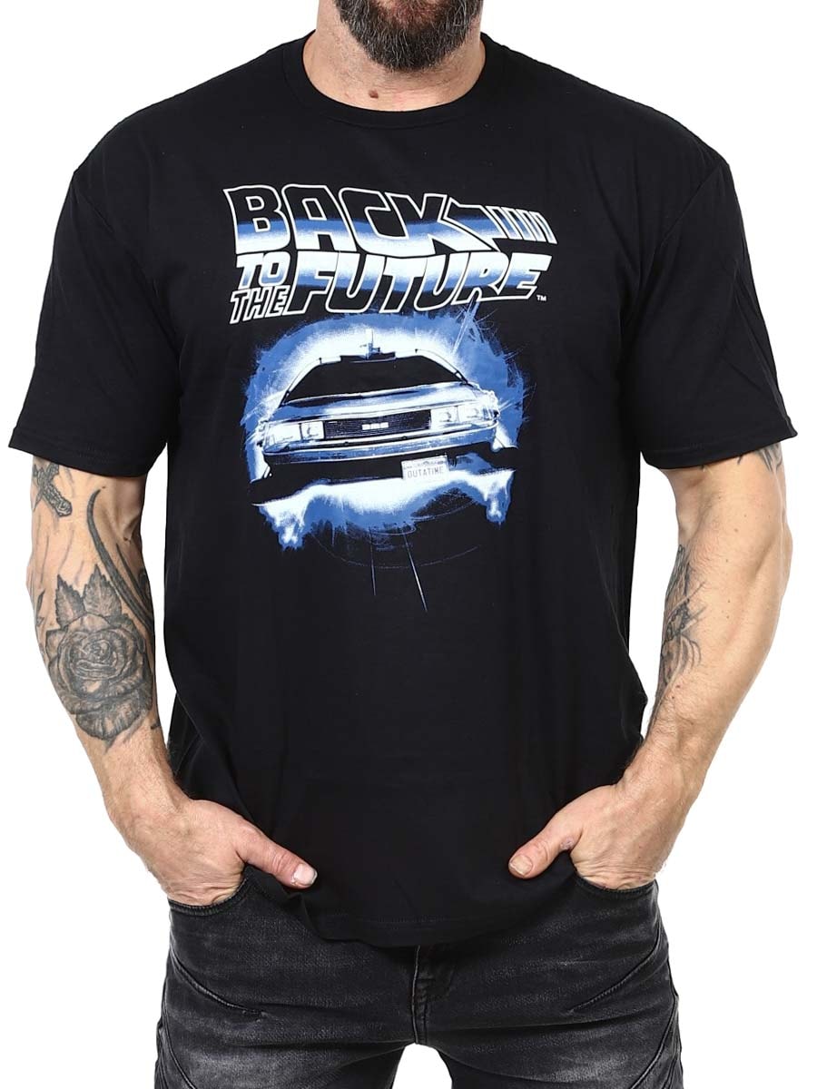Back To The Future Flying Delorean T-shirt_2.JPG