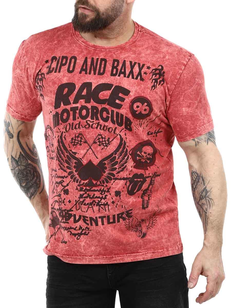 Batsho Cipo Baxx T-shirt RED NEW_2.JPG