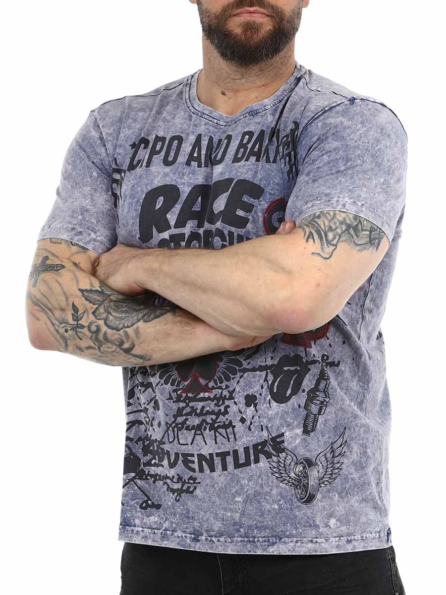 Batsho Cipo  Baxx T-shirt blue_3.JPG