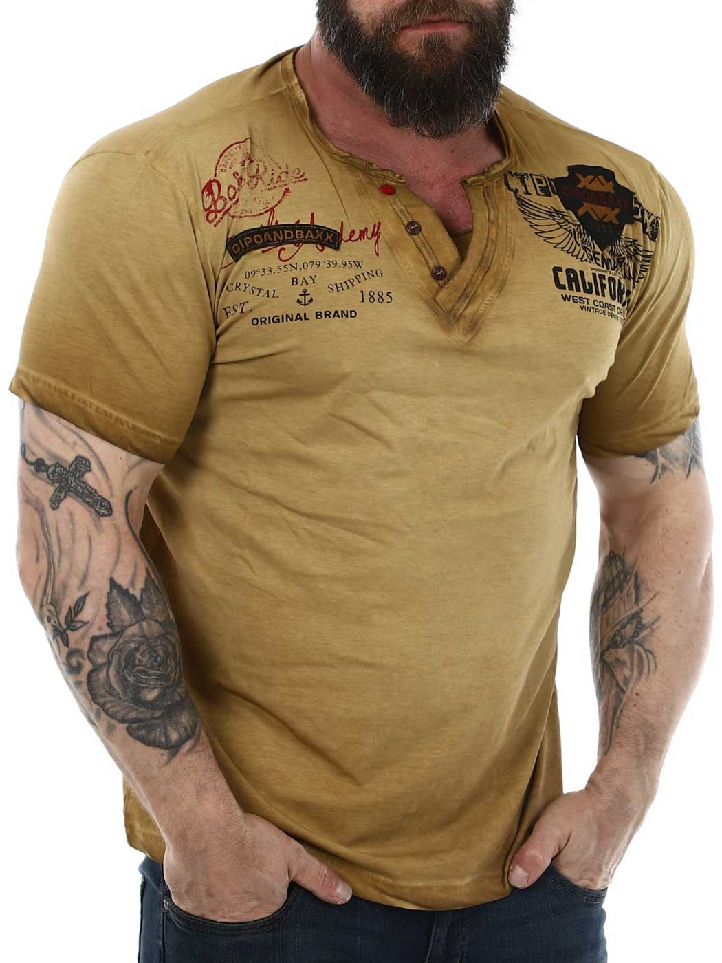 Bay Cipo Baxx T-shirt - beige_2.jpg